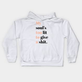 inspirational quote Kids Hoodie